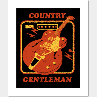 Country Gentleman Guitar Posters and Art